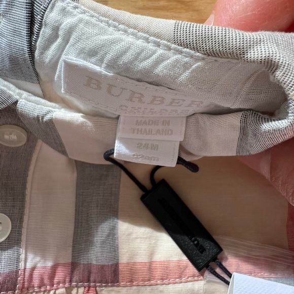NWT Burberry toddler dress 24 months - Picture 5 of 10